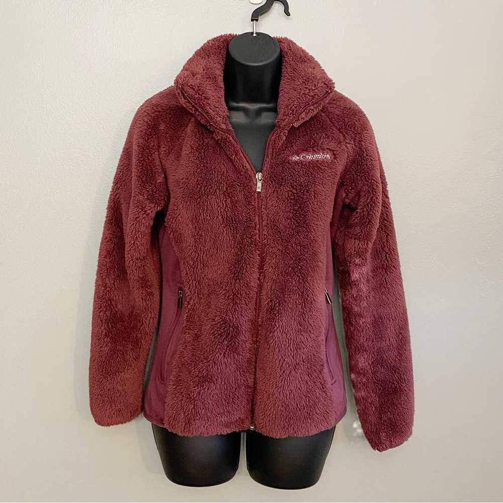 Columbia fuzzy zip up